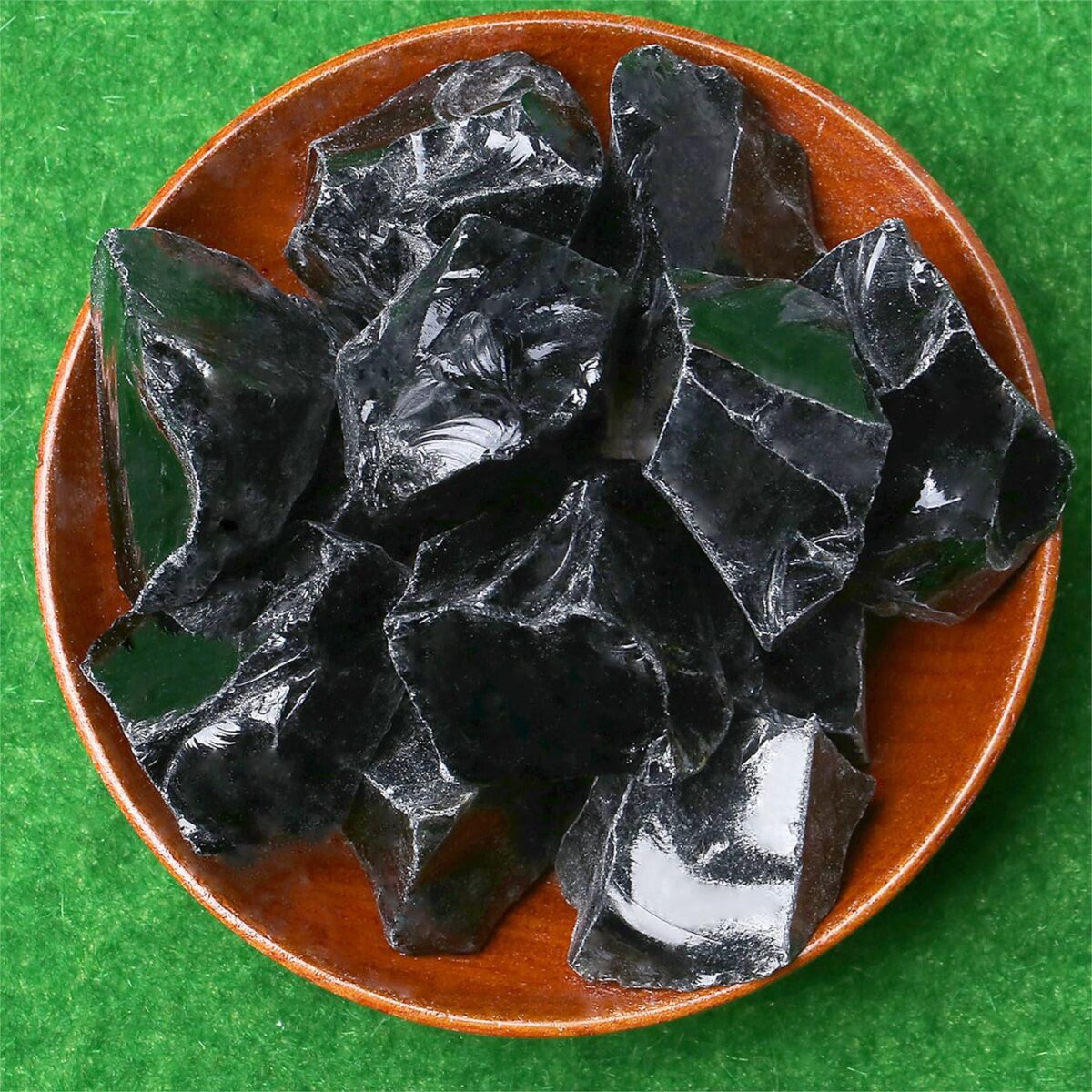 0.78-1.18in Obsidian Quartz Crystal Bulk Natural Healing Crystal Gemstone Polished Reiki Crystal Healing Decorative Gemstone - Image 3