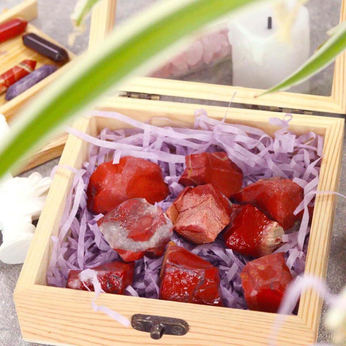 0.78-1.18in Red Jasper Bulk Natural Healing Crystal Gemstone Polished Aura Crystal Healing Decorative Gemstone - Image 5