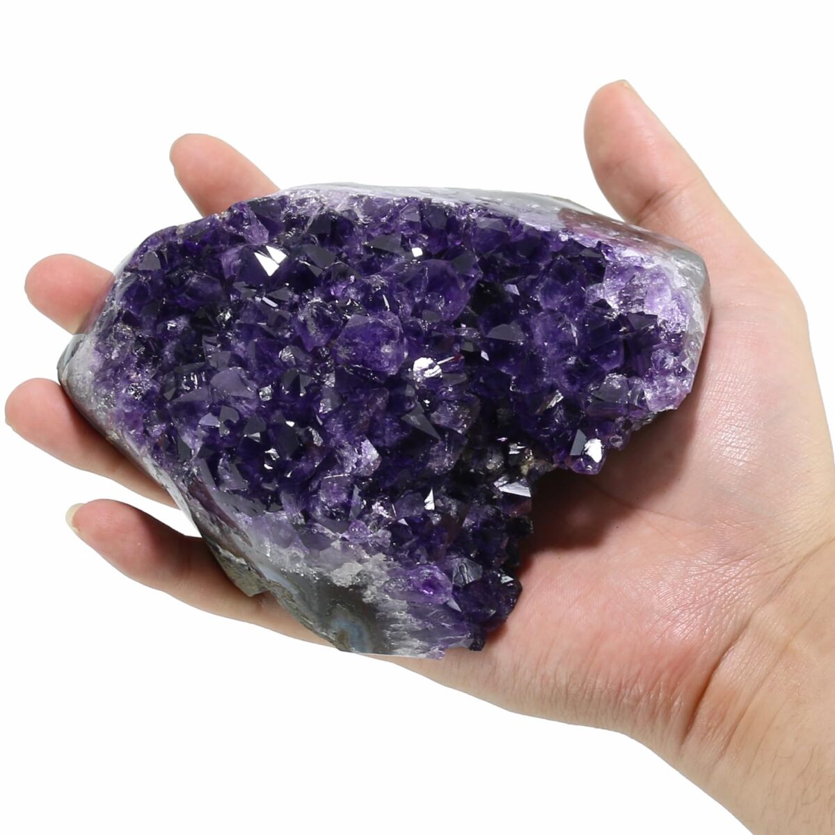 Natural Amethyst Cluster Crystal Rock - Image 2
