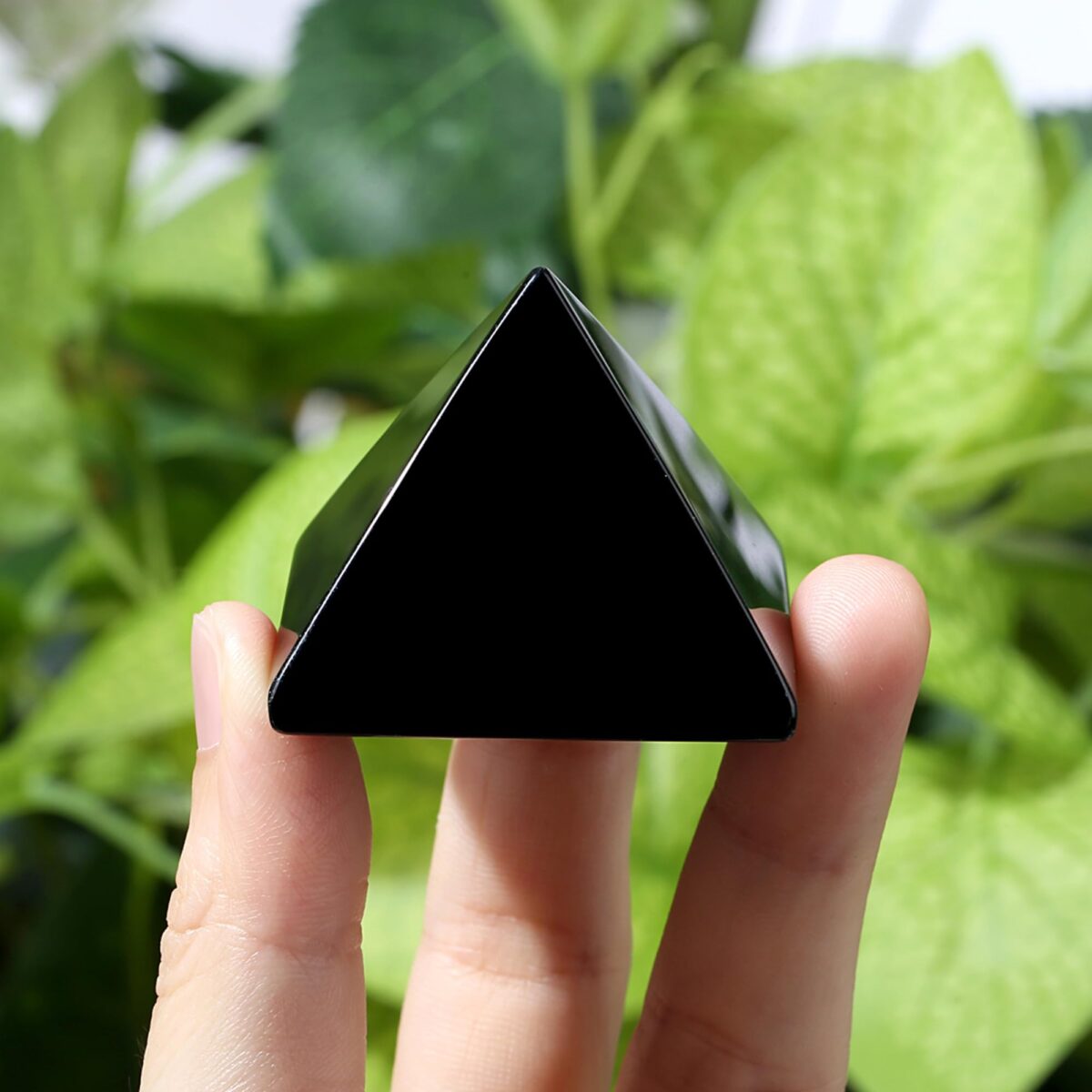Obsidian Pyramid Crystal - Obsidian - Image 2