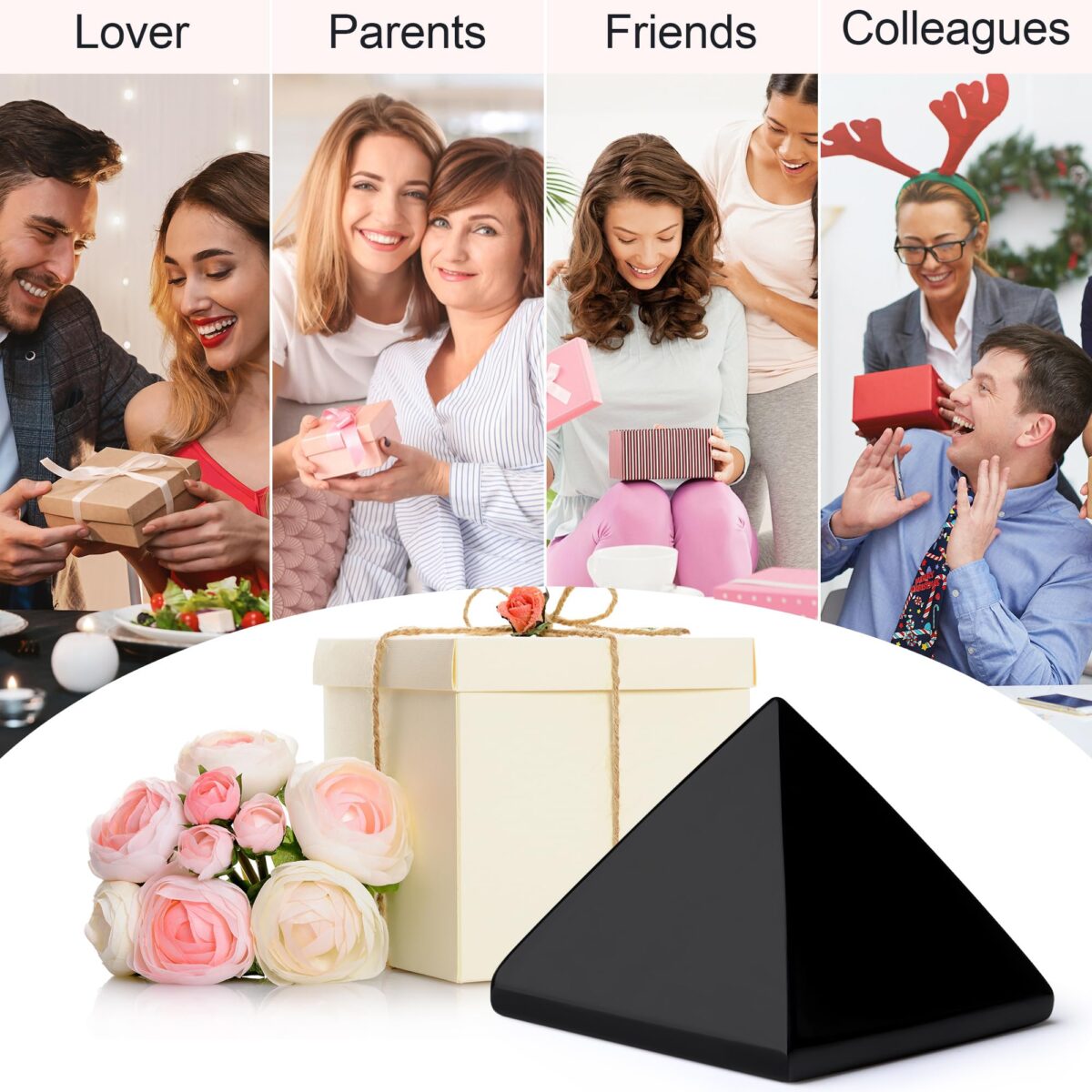Obsidian Pyramid Crystal - Obsidian - Image 4