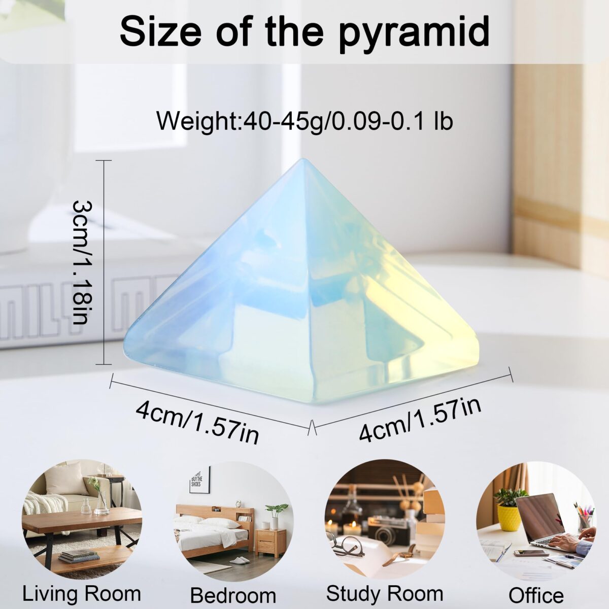 Opal Pyramid Crystal - Opal - Image 3