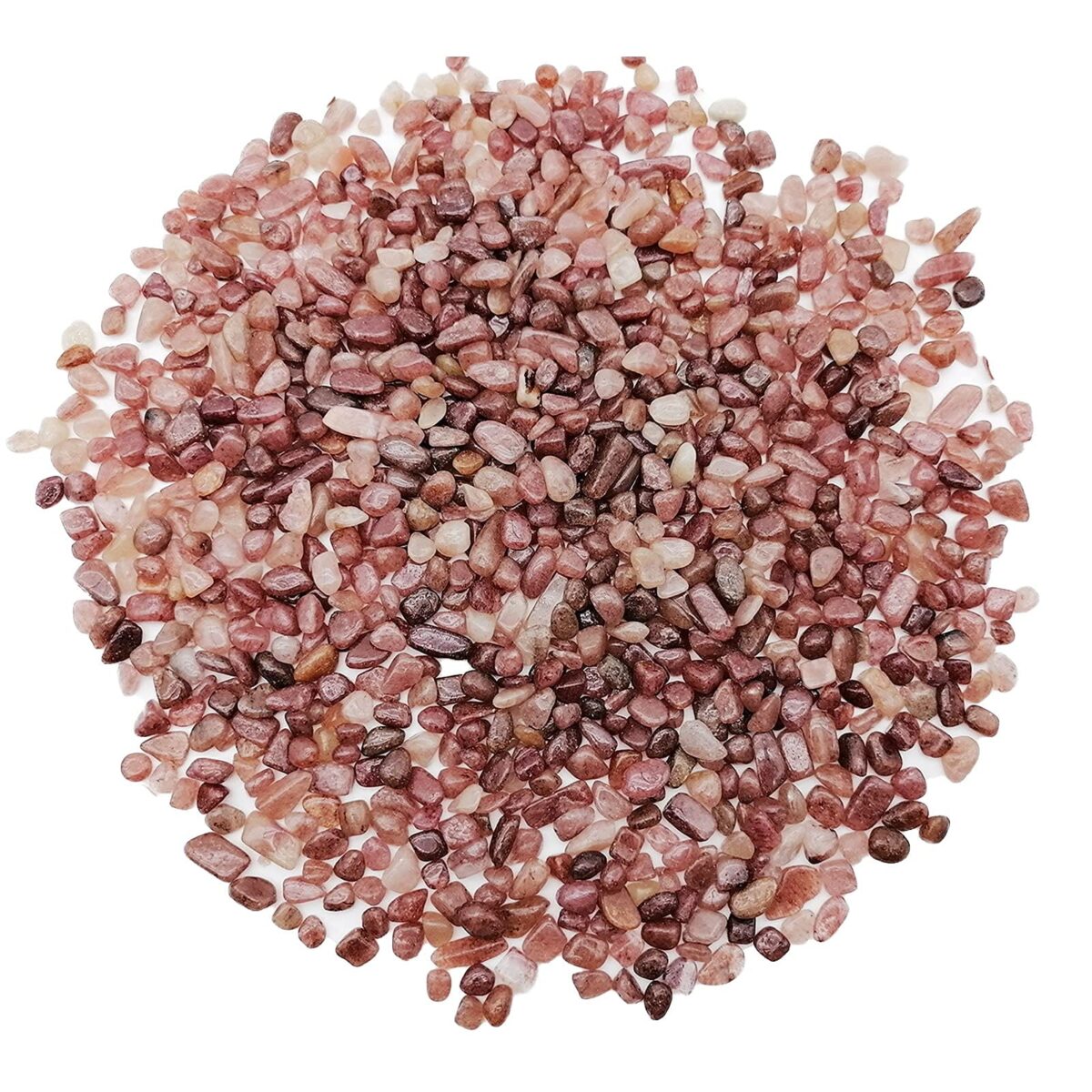 Strawberry quartz crystals rocks strawberry crushed crystals - Image 2