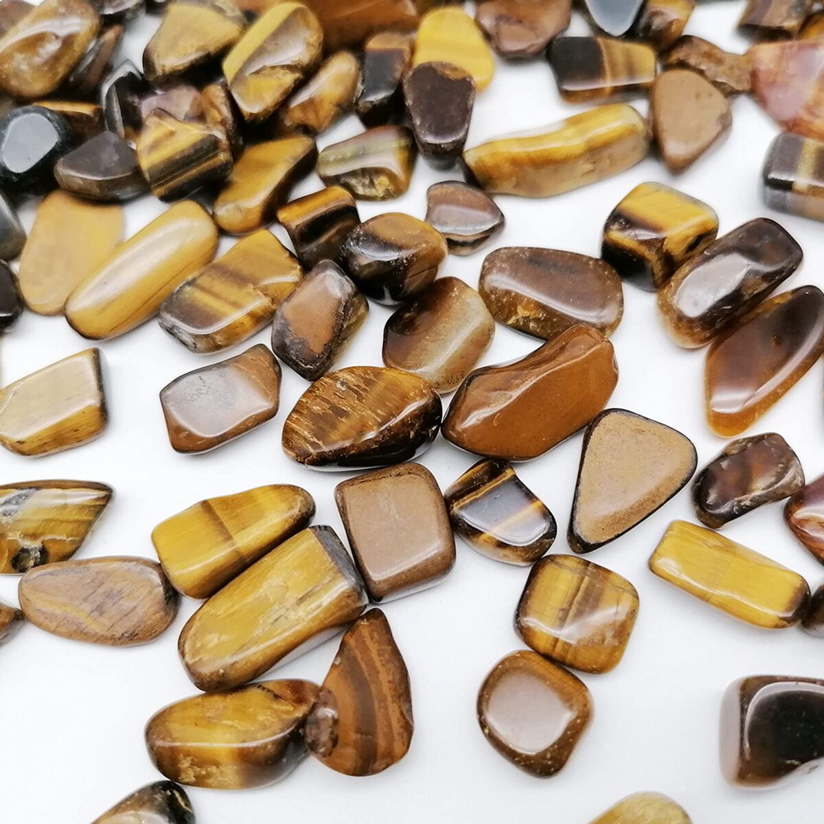 Tigers Eyes Broken Crystals Quartz Grinding Fragments - Image 4