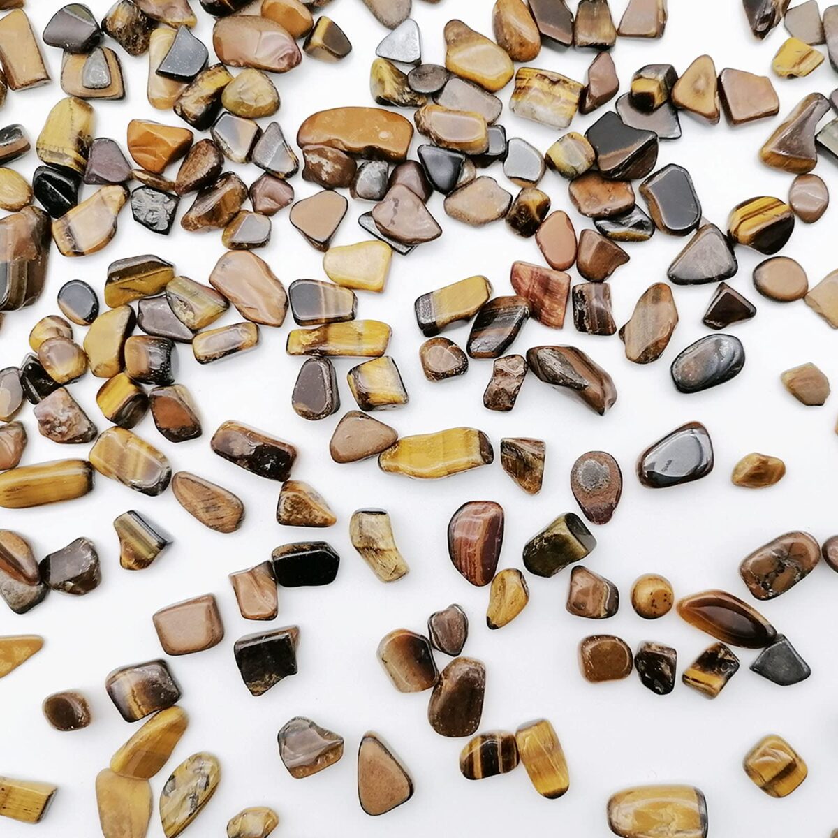 Tigers Eyes Broken Crystals Quartz Grinding Fragments - Image 6