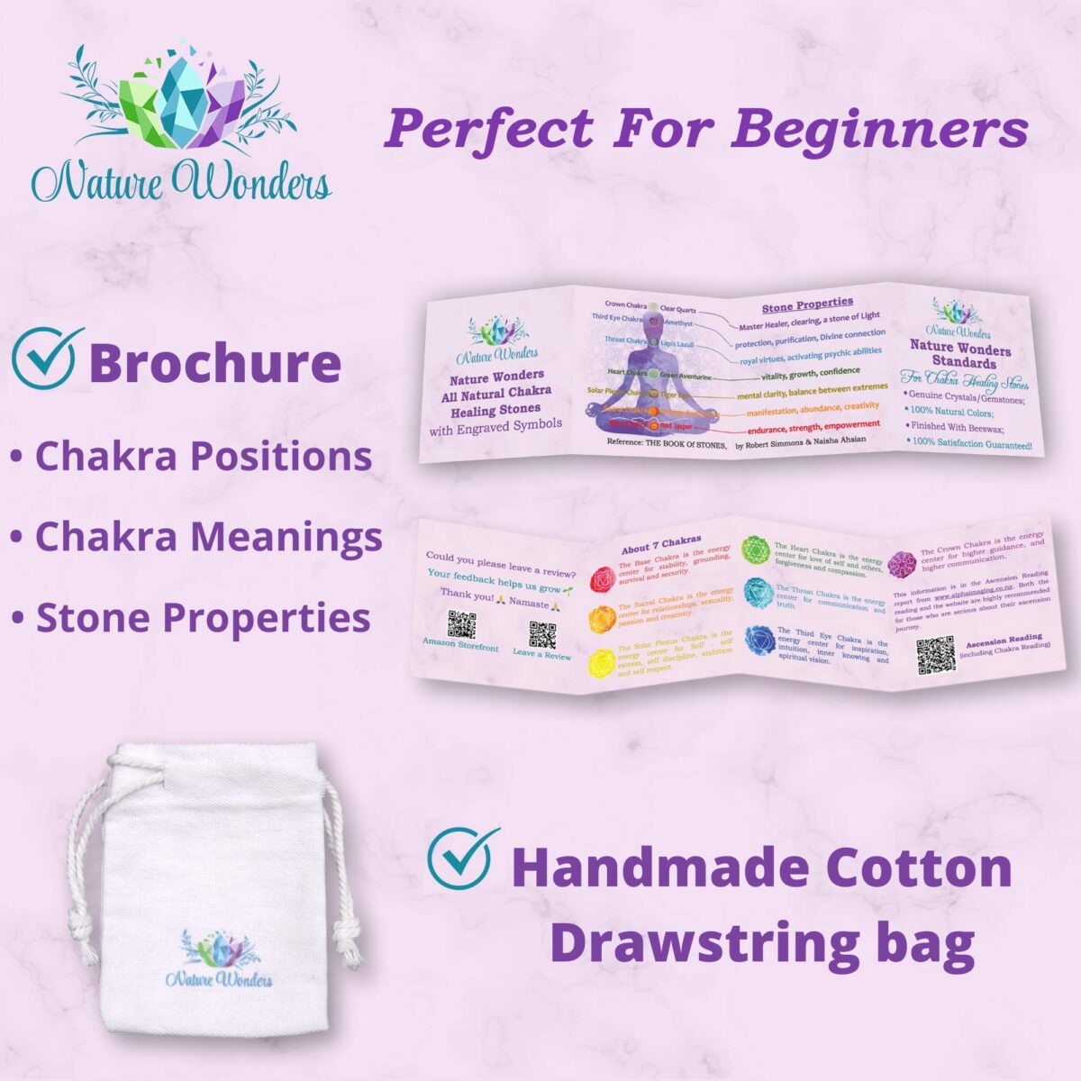 All-natural chakra stone set - Image 7
