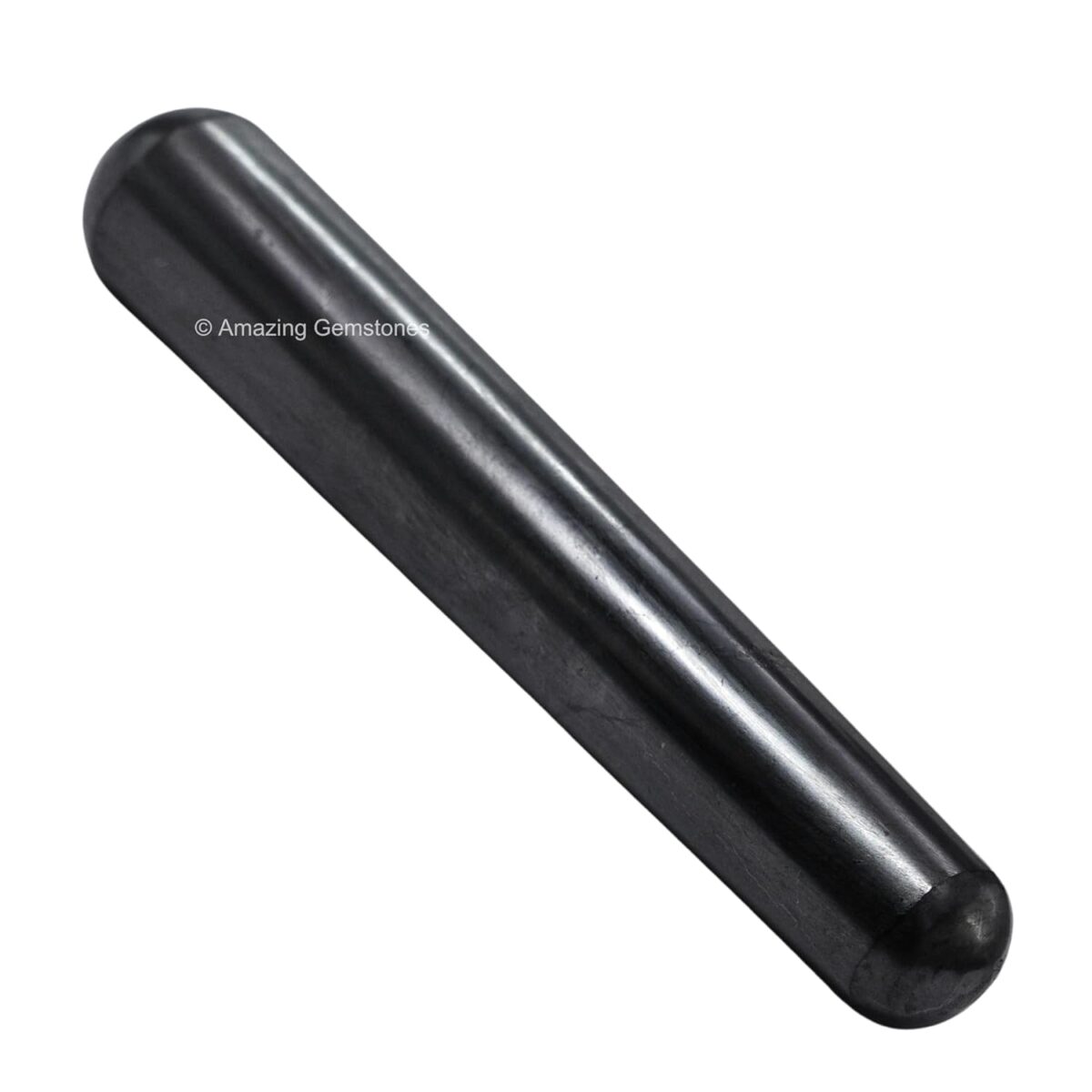 (Smooth) Shungite Crystal Wand Massage Stick - Pelvic Wand Gua Sha for Adults - Crystals and Healing Stones Massage Wands for Adults Gifts - Image 2