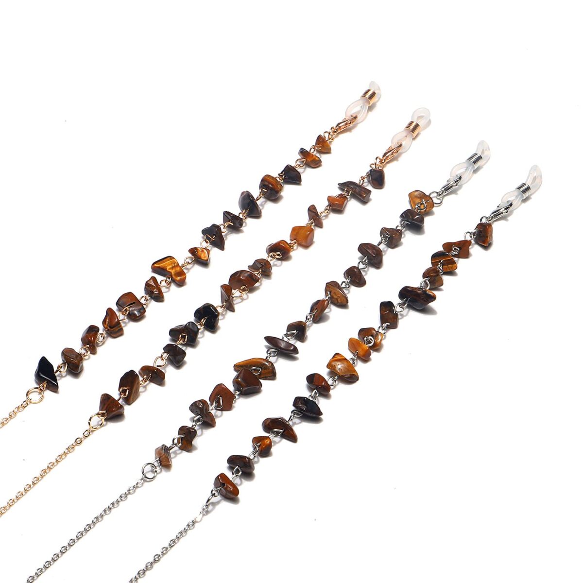 Beaded Eyeglass Chain for Women Girls,Green Aventurine Natural Stones Sunglass Lanyard,Stylish Mask Chains - Image 3