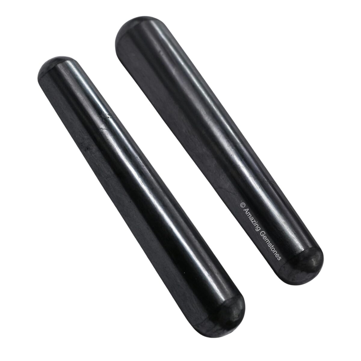 (Smooth) Shungite Crystal Wand Massage Stick - Pelvic Wand Gua Sha for Adults - Crystals and Healing Stones Massage Wands for Adults Gifts - Image 4