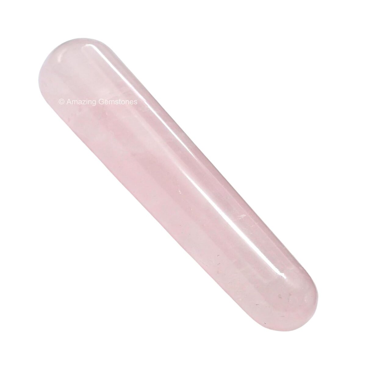 (Smooth) Rose Quartz Crystal Wand Massage Stick - Pelvic Wand Gua Sha for Adults - Crystals and Healing Stones Massage Wands for Adults Gifts - Image 2