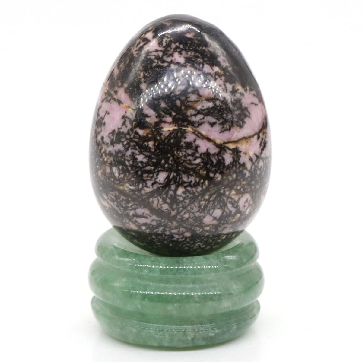 Natural Gemstone Jade Egg Rose Quartz Amethyst Crystal Massage Egg,obsidian - Image 7