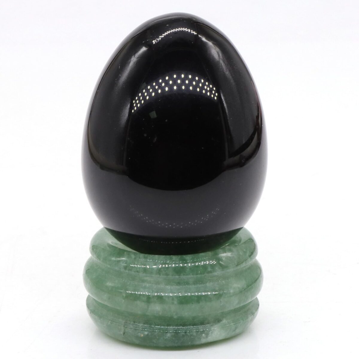 Natural Gemstone Jade Egg Rose Quartz Amethyst Crystal Massage Egg,obsidian - Image 6