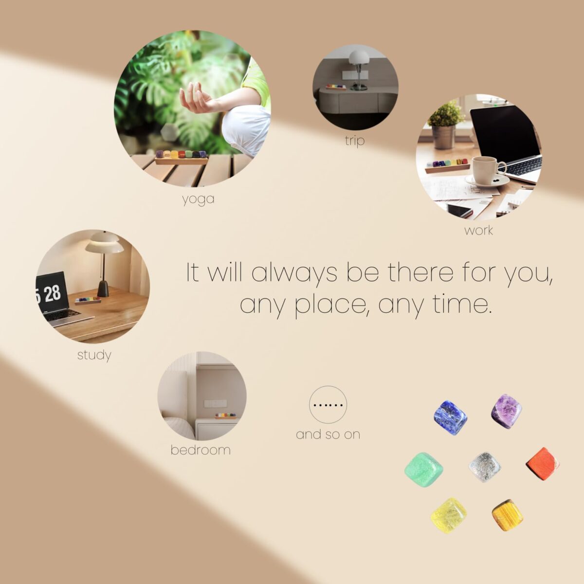 AGG Premium Natural Crystals and Healing Stones,7 Chakra Stones,Raw Healing Crystals and Stones Set,Birthday Gifts for Mothers,Reiki,Spiritual Energy & Meditation Kit,Clear Quartz,Amethyst,Citrine(P) - Image 6