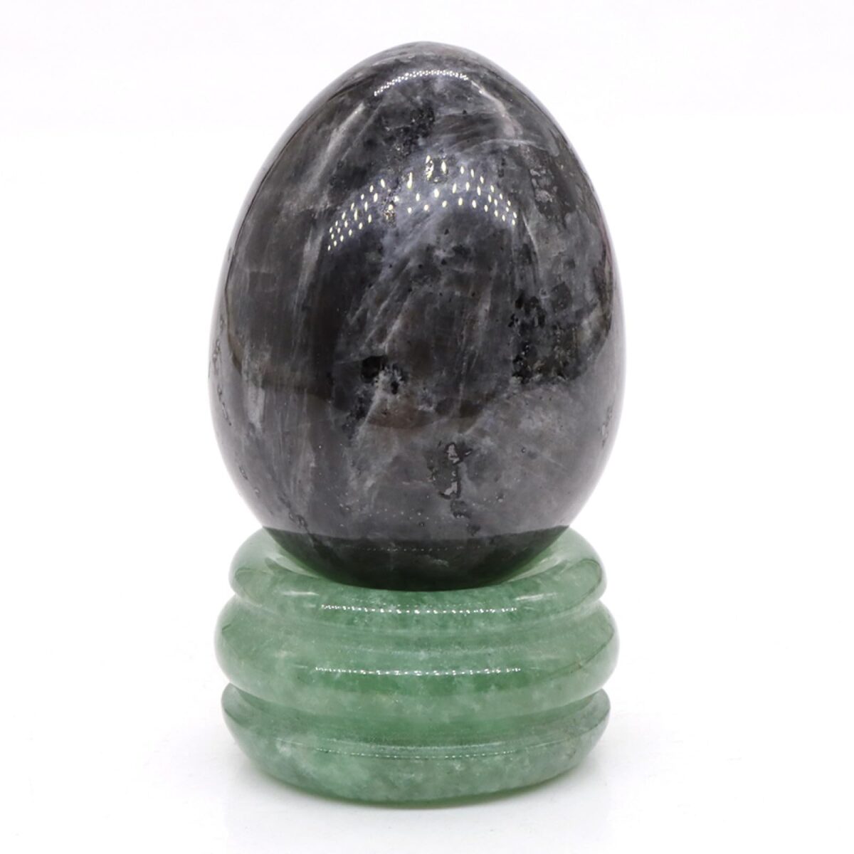 Natural Gemstone Jade Egg Rose Quartz Amethyst Crystal Massage Egg,obsidian - Image 3
