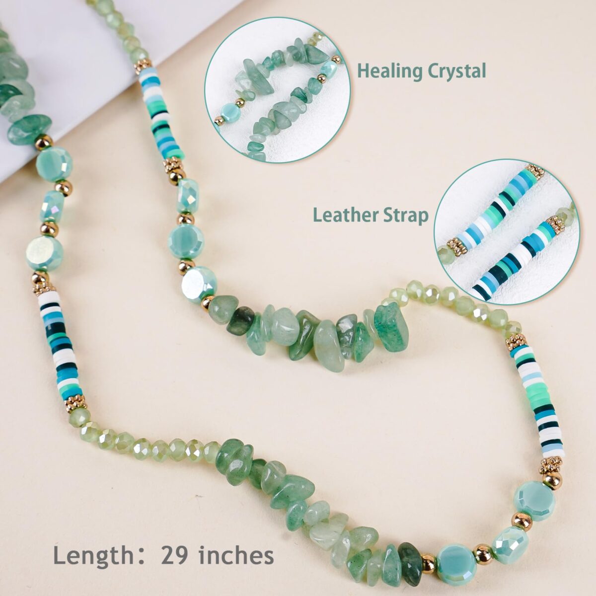 Crystal Glasses Chain for Women, Eye Glasses Holders Around Neck, Stylish Beaded Sunglasses Strap - Image 3