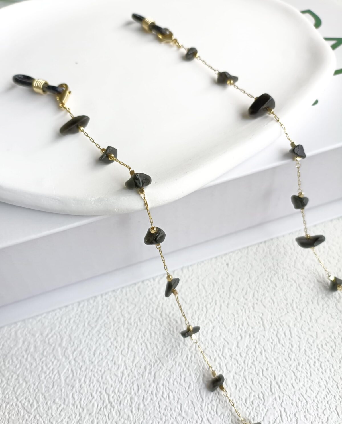 Glasses Chain for Women Eye Glasses Holders Around Neck Natural Crystal Eyeglasses Strap Sunglass Chains for Women - Image 5