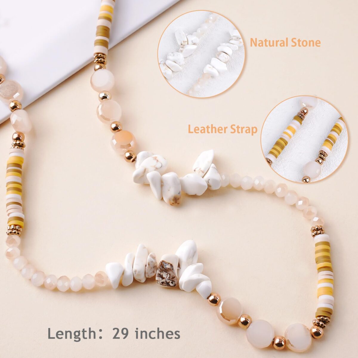 Crystal Glasses Chain for Women, Eye Glasses Holders Around Neck, Stylish Beaded Sunglasses Strap - Image 2