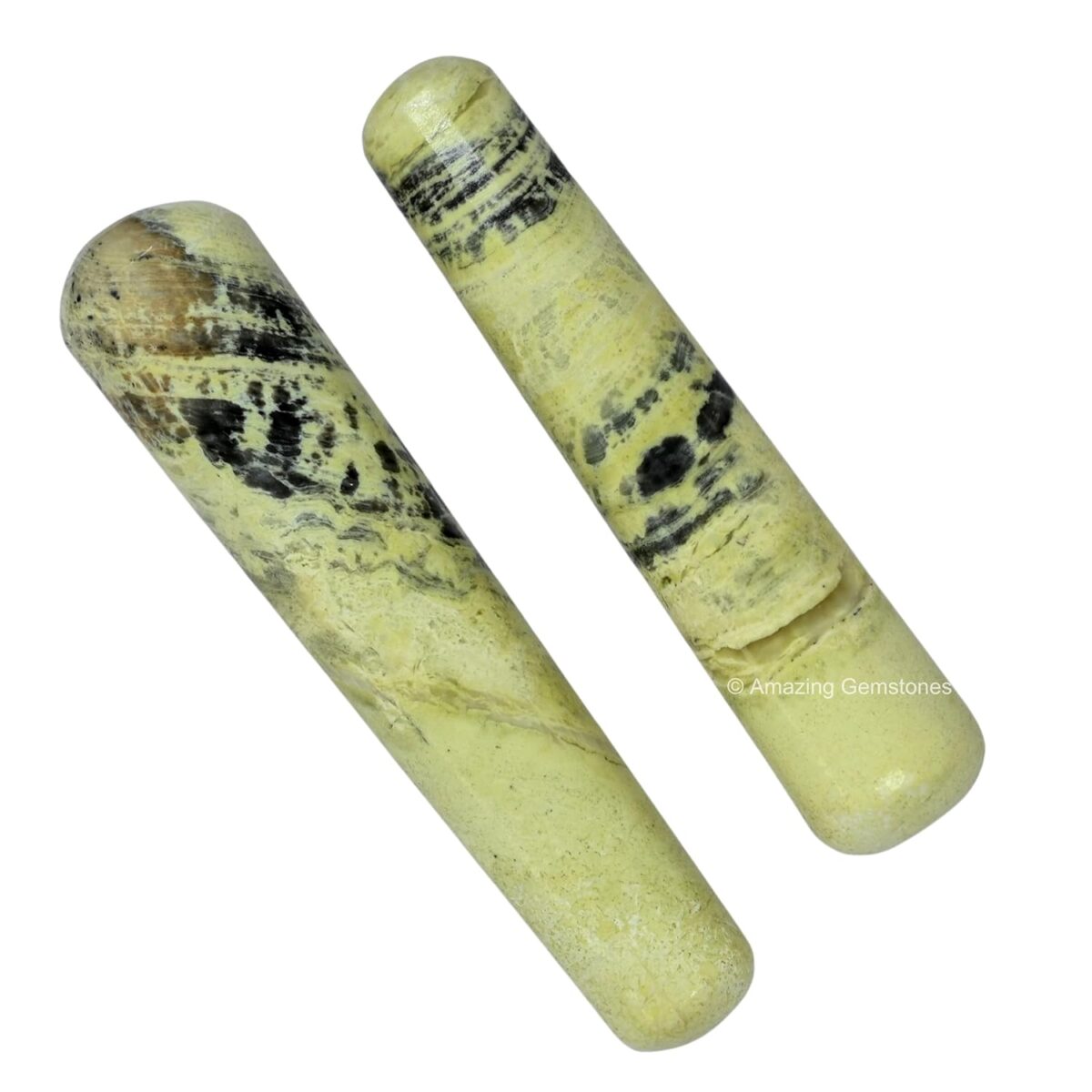 (Smooth) Serpentine Crystal Wand Massage Stick - Pelvic Wand Gua Sha for Adults - Crystals and Healing Stones Massage Wands for Adults Gifts - Image 4