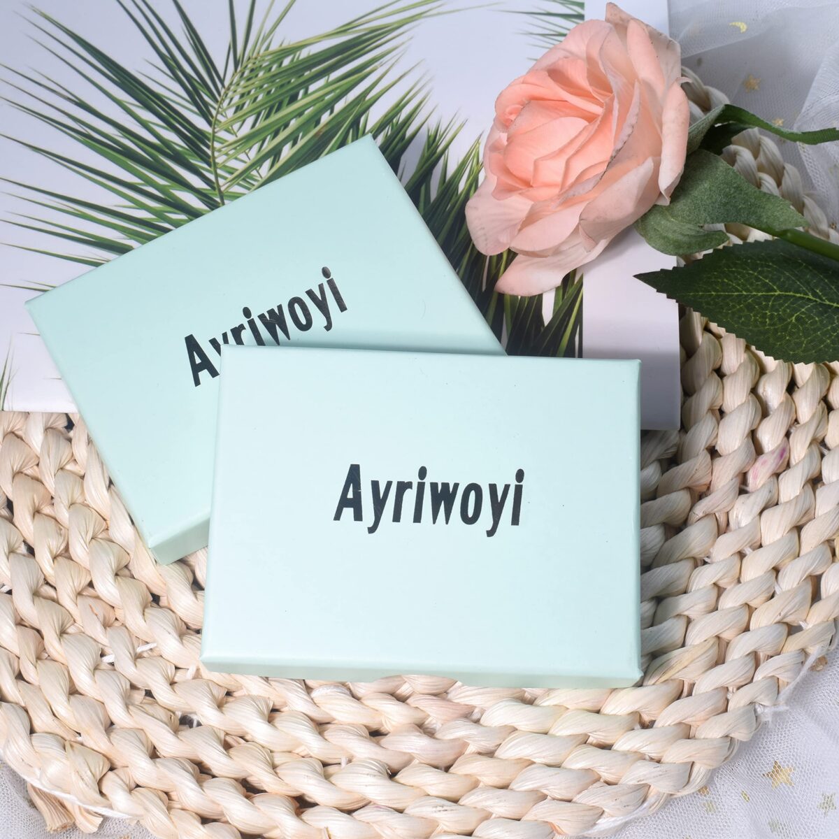 Genuine Stone Beaded Earrings 7 Pairs Dangle Earrings Chakra Earring Healing Crystal Lightweight Colorful Gemstone Earrings Gifts for Women Mom - Image 6