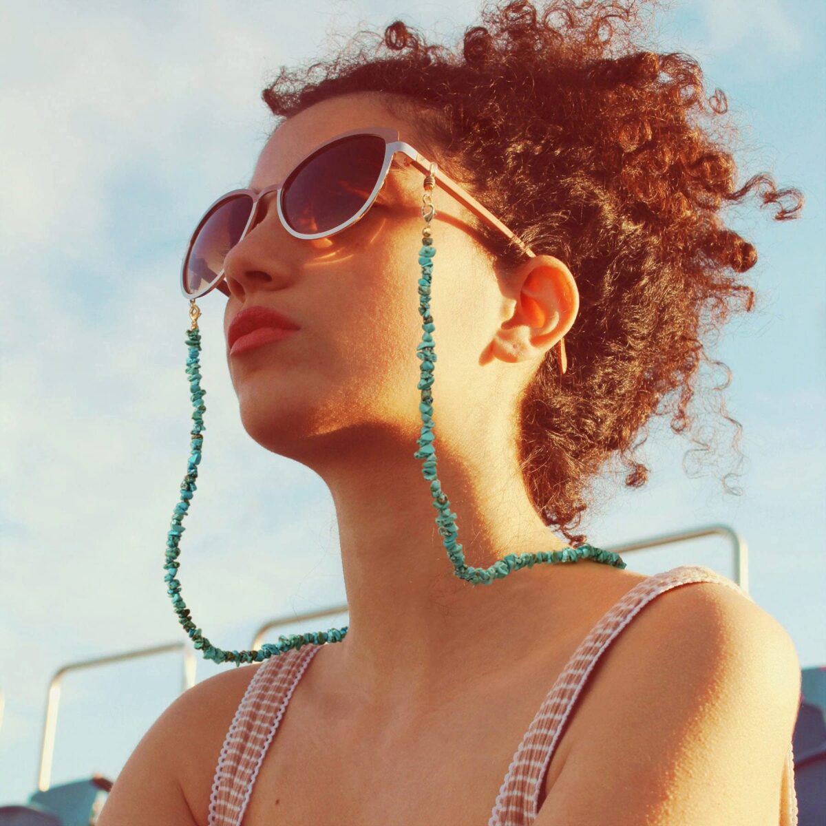 PEARLADA 18K Gold Eyeglass Chain Sunglasses Strap Holder Reading Glasses Retainer Gold Beaded Chain String Cord Lanyard - Image 5
