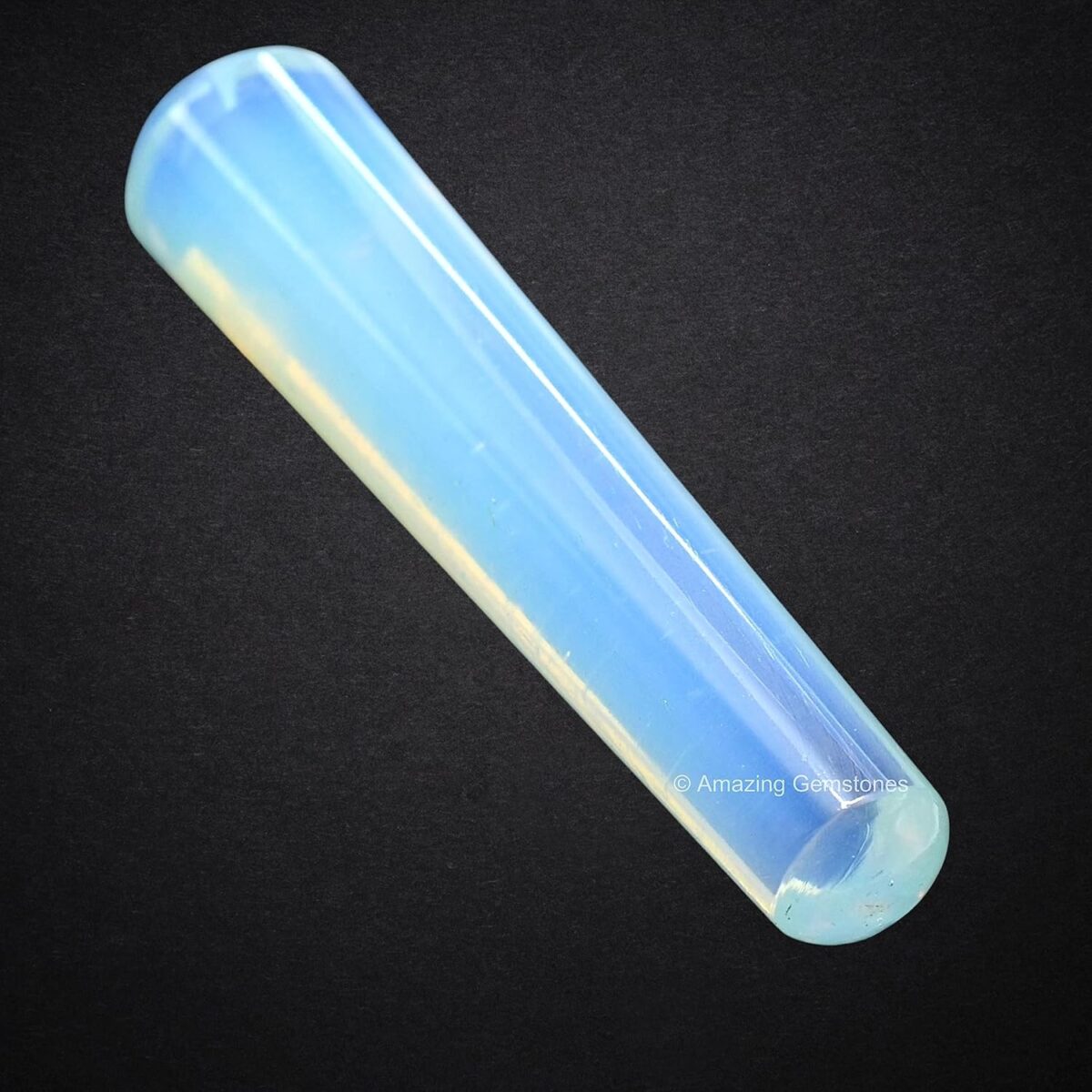 (Smooth) Opalite Crystal Wand Massage Stick - Pelvic Wand Gua Sha for Adults - Crystals and Healing Stones Massage Wands for Adults Gifts - Image 3